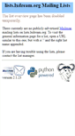 Mobile Screenshot of lists.lxdream.org